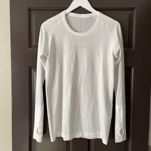 Lululemon Swiftly Tech Long Sleeve White 10